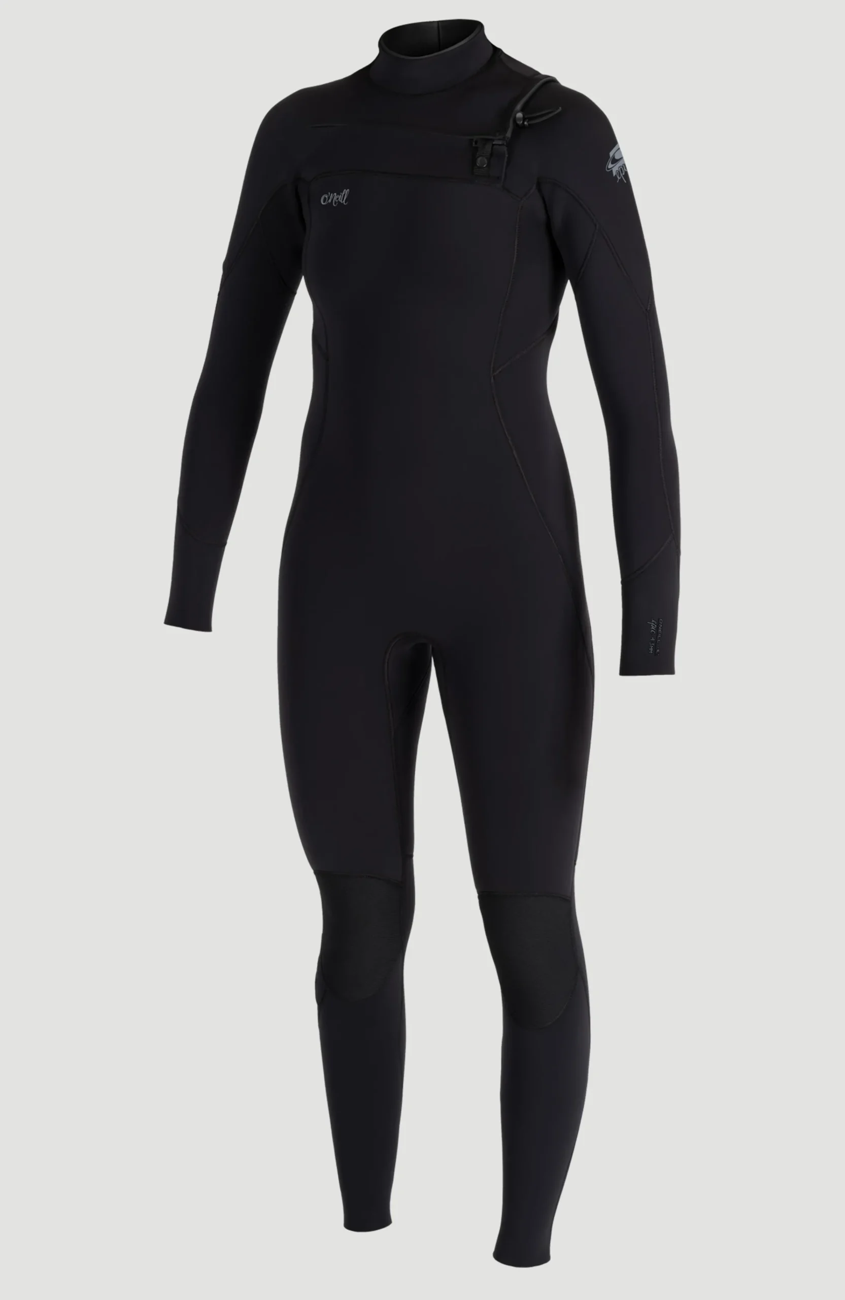 Femme O'Neill Combinaisons|Protection Anti-Uv-FemmesEpic 4/3mm Chest Zip Full Wetsuit| Noire