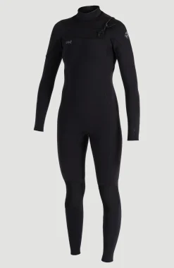 Femme O'Neill Combinaisons|Protection Anti-Uv-FemmesEpic 5/4mm Chest Zip Full Wetsuit| Noire