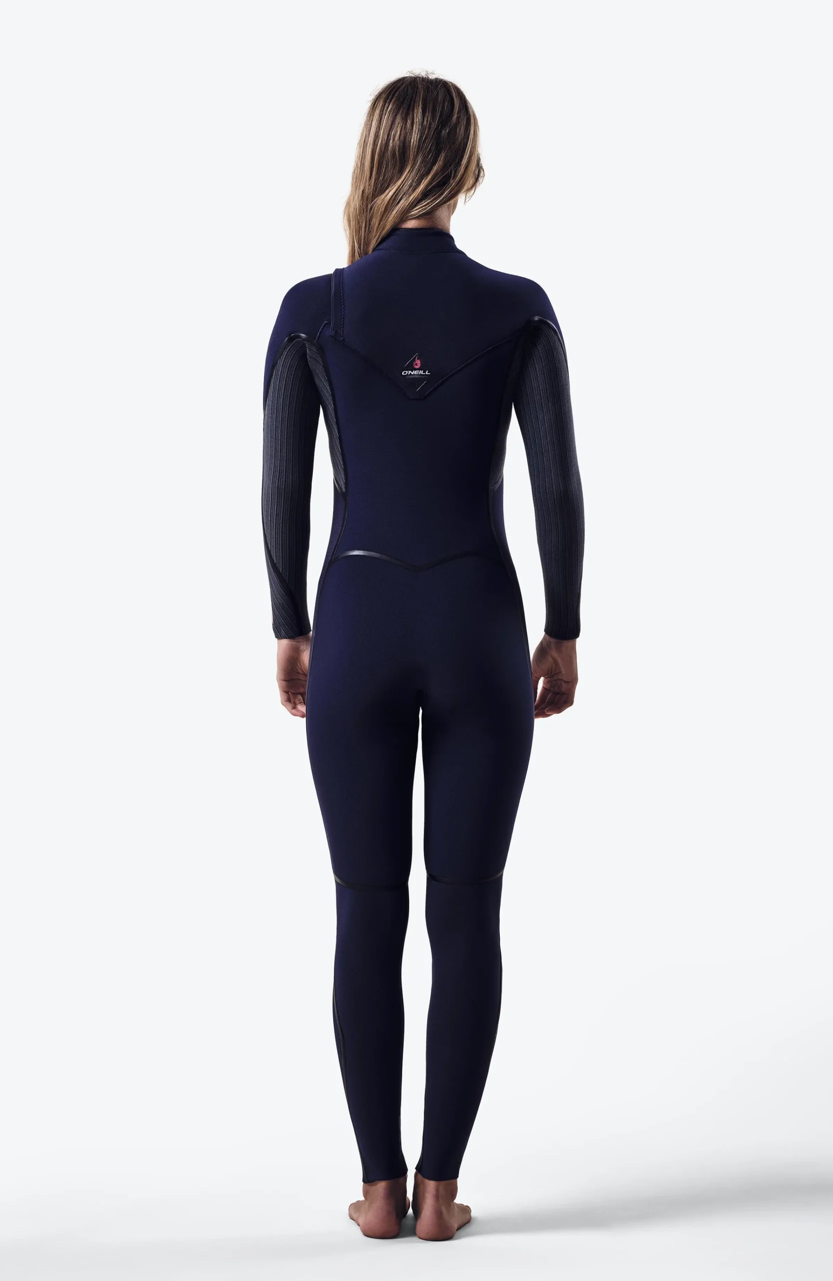 Femme O'Neill Combinaisons|Protection Anti-Uv-FemmesHyperfreak Fire 4/3mm Chest Zip Full Wetsuit| Bleu