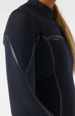 Femme O'Neill Combinaisons|Protection Anti-Uv-FemmesHyperfreak Fire 5/4mm+ Chest Zip Full Wetsuit| Noire