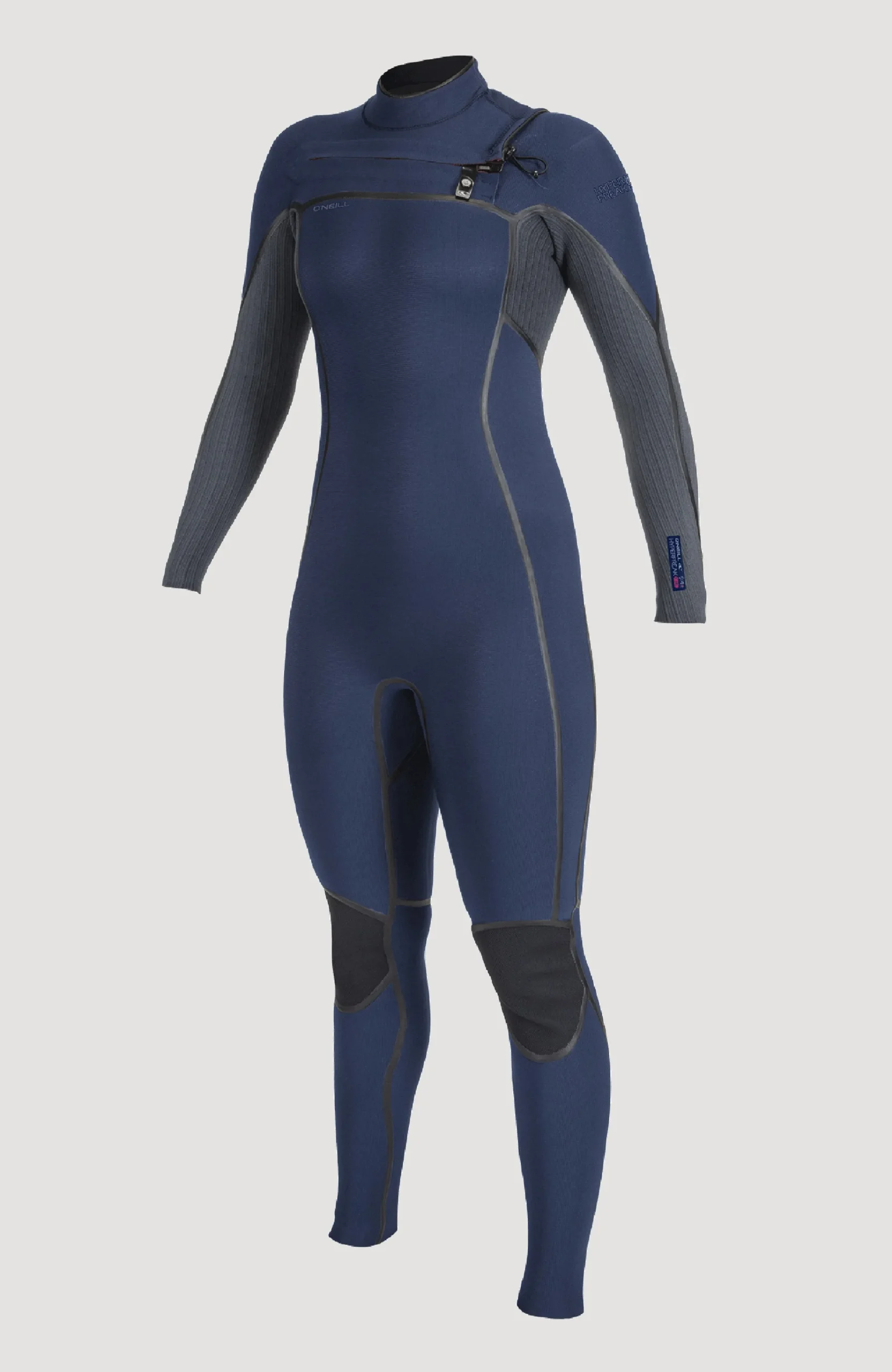 Femme O'Neill Combinaisons|Protection Anti-Uv-FemmesHyperfreak Fire 5/4mm Chest Zip Full Wetsuit| Bleu