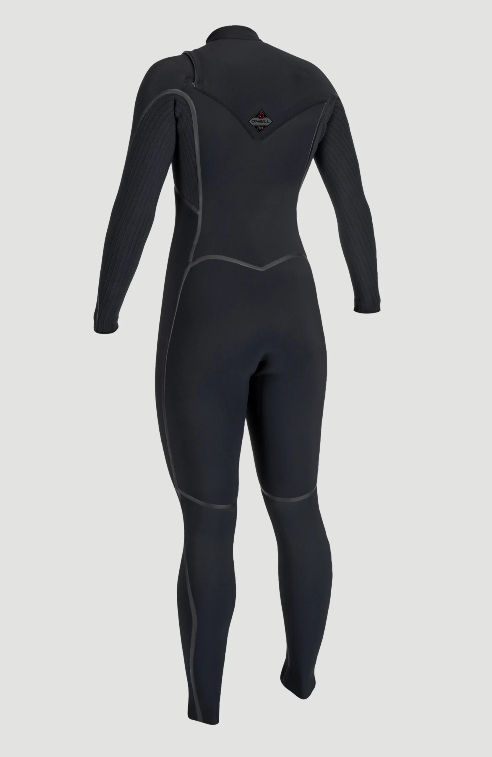Femme O'Neill Combinaisons|Protection Anti-Uv-FemmesHyperfreak Fire 4/3mm+ Chest Zip Full Wetsuit| Noire