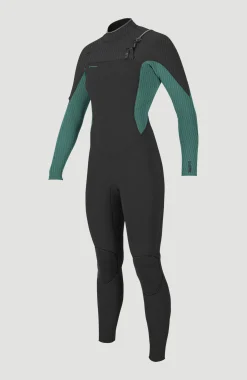 Femme O'Neill Combinaisons|Protection Anti-Uv-FemmesHyperfreak Plus 4/3mm Chest Zip Full Wetsuit| Vert