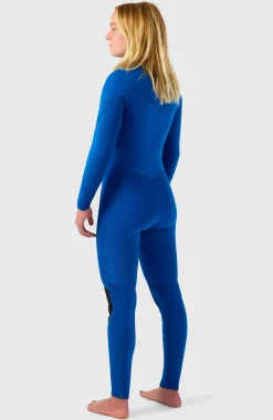 Femme O'Neill Combinaisons|Protection Anti-Uv-FemmesHyperfreak Plus 4/3mm Chest Zip Full Wetsuit| Noire