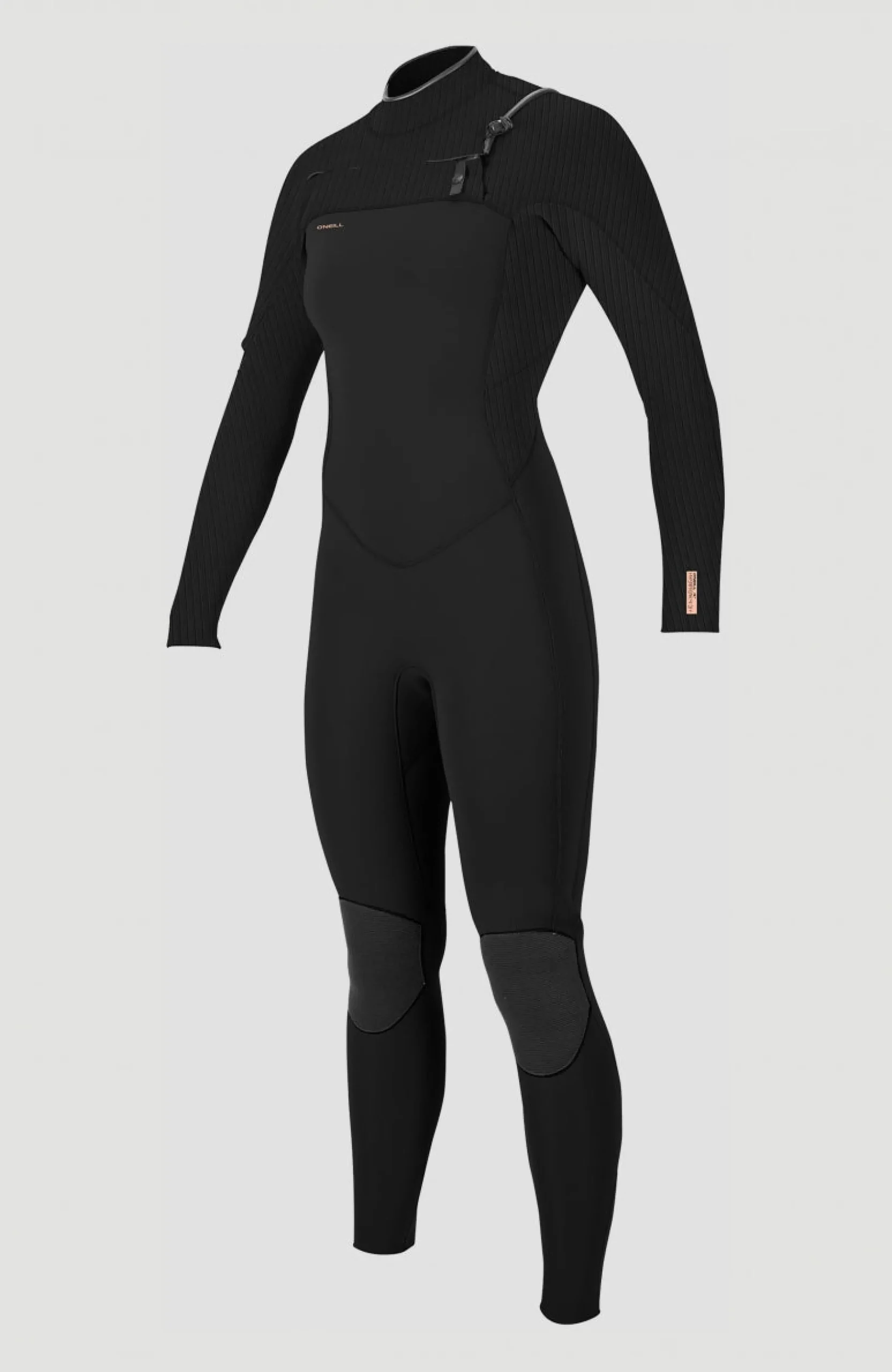 Femme O'Neill Combinaisons|Protection Anti-Uv-FemmesHyperfreak Plus 4/3mm Chest Zip Full Wetsuit| Noire