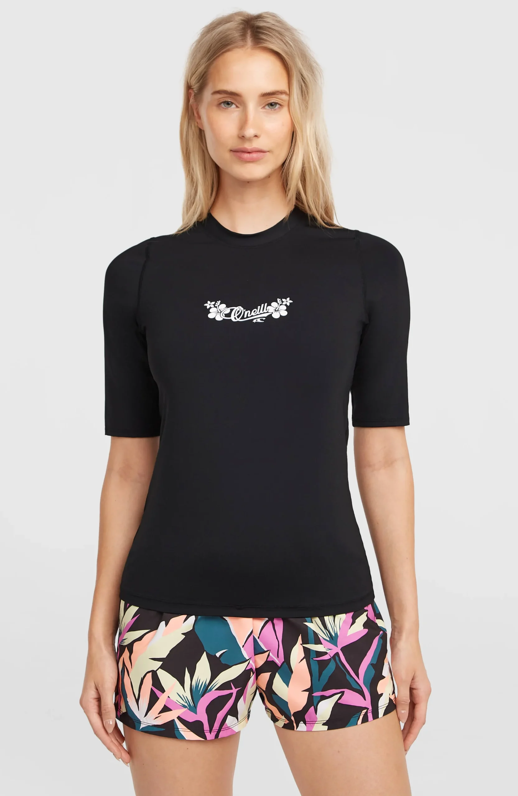 Femme O'Neill Bikinis|Protection Anti-Uv-FemmesLycra à manches courtes | Noire
