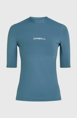 Femme O'Neill Protection Anti-Uv|Protection Anti-Uv-FemmesLycra à manches courtes Essentials| Bleu