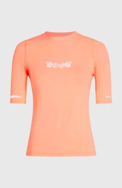 Femme O'Neill Bikinis|Protection Anti-Uv-FemmesLycra à manches courtes | Orange