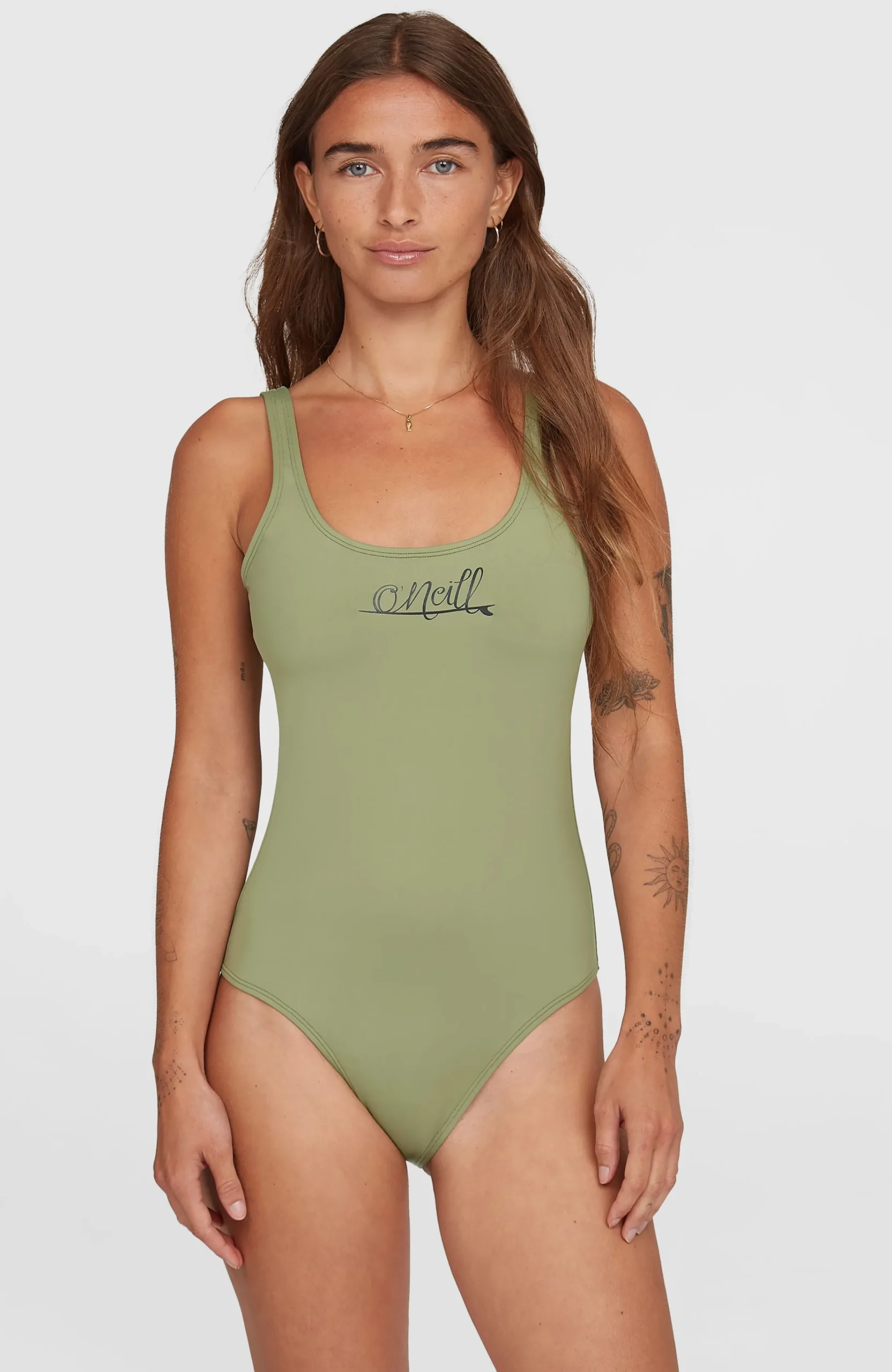 Femme O'Neill Bikinis|Maillot Une Pièce-FemmesMaillot une pièce Essentials Script| Vert