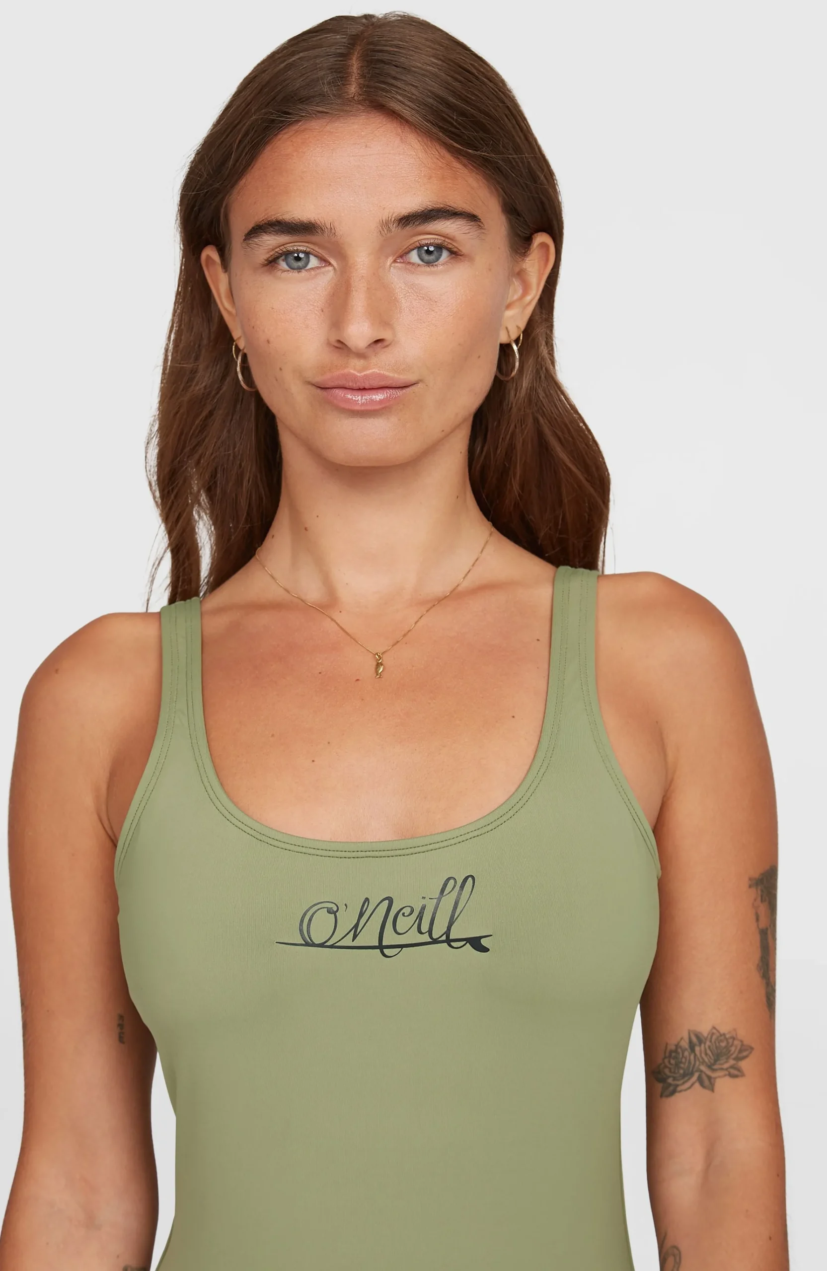 Femme O'Neill Bikinis|Maillot Une Pièce-FemmesMaillot une pièce Essentials Script| Vert