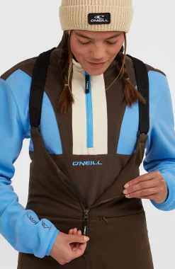 Femme O'Neill Pantalons De Ski|Pantalons De Snowboard-FemmesPantalon de ski à bretelles Softshell FWC'Cruz| Brun