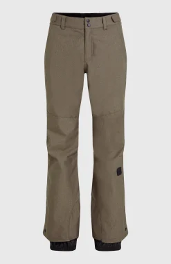 Femme O'Neill Pantalons De Ski|Pantalons De Snowboard-FemmesPantalon de ski Star Melange Regular| Brun