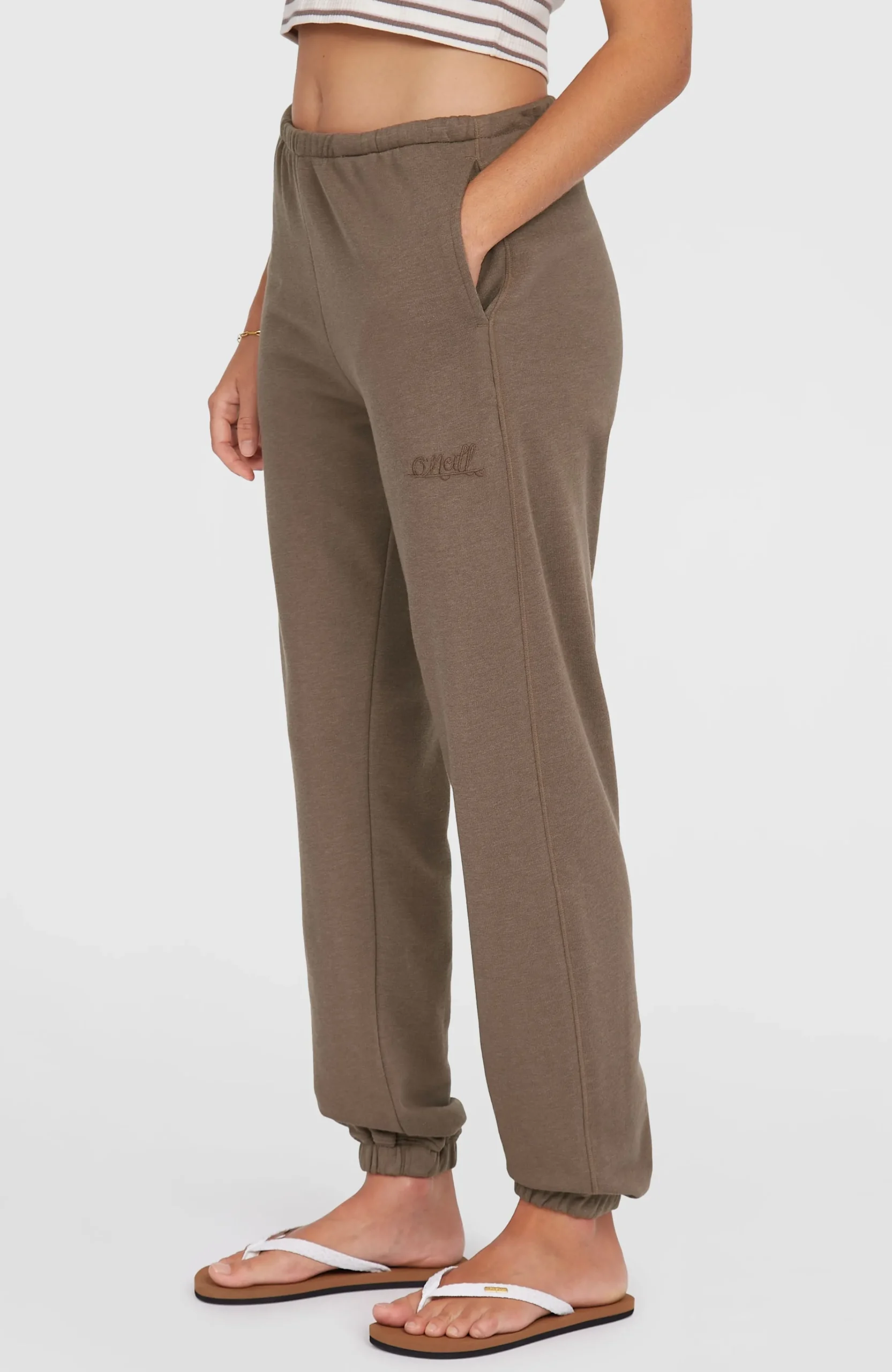 Femme O'Neill Pantalons & Shorts|Protection Anti-Uv-FemmesPantalon de survêtement Essentials Script| Brun