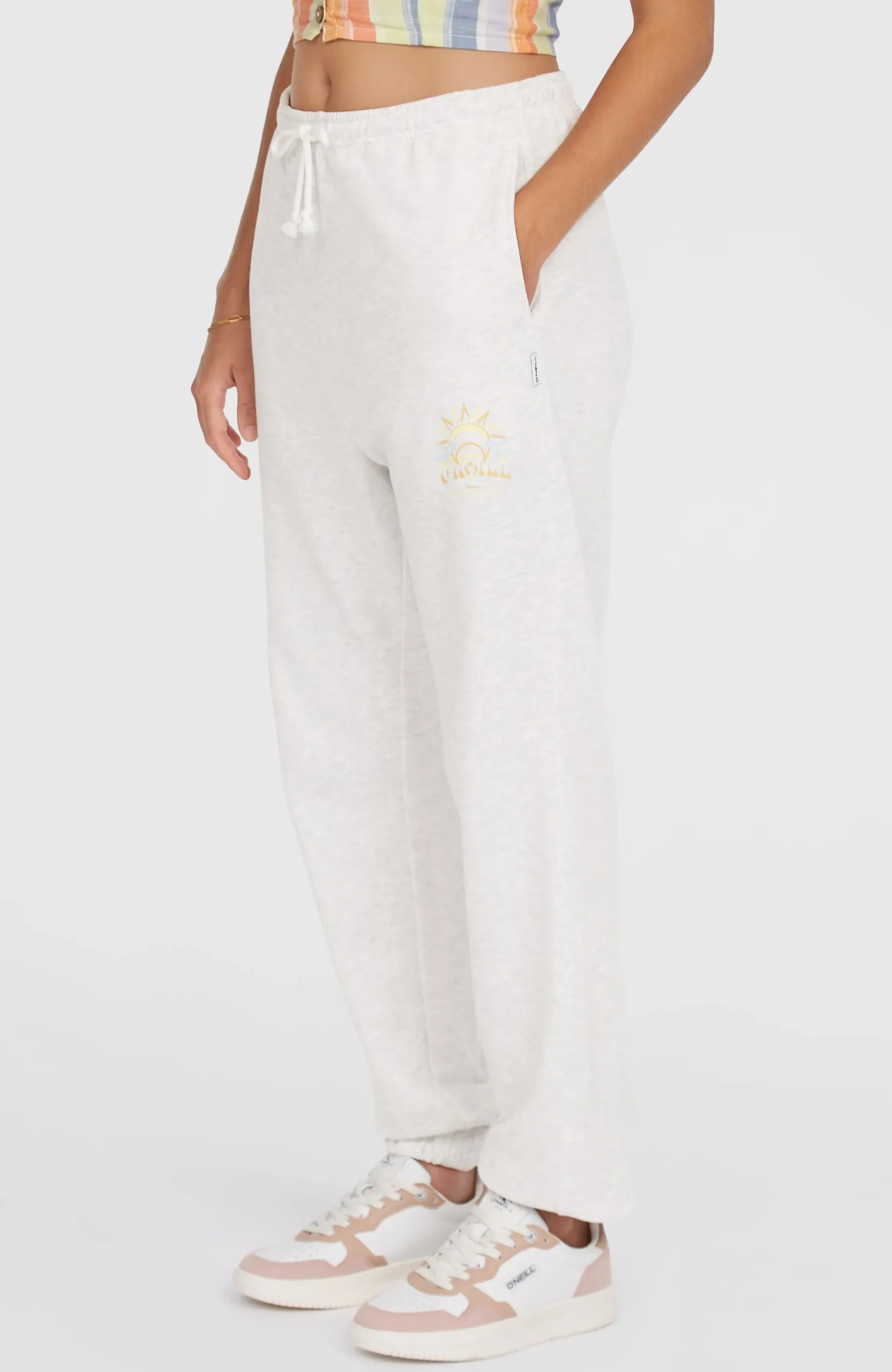 Femme O'Neill Pantalons & Shorts|Protection Anti-Uv-FemmesPantalon de survêtement Beach Vintage| Blanc