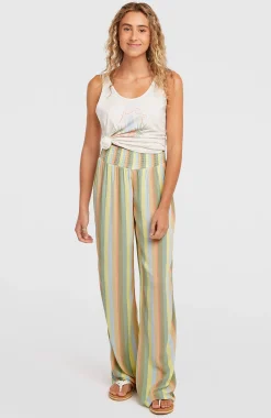 Femme O'Neill Pantalons & Shorts|Protection Anti-Uv-FemmesPantalon Johnny Smocked Waist| Jaune