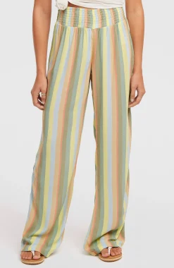 Femme O'Neill Pantalons & Shorts|Protection Anti-Uv-FemmesPantalon Johnny Smocked Waist| Jaune