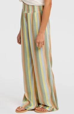 Femme O'Neill Pantalons & Shorts|Protection Anti-Uv-FemmesPantalon Johnny Smocked Waist| Jaune