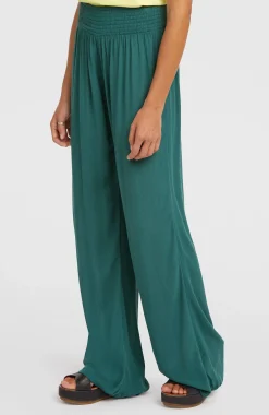 Femme O'Neill Pantalons & Shorts|Protection Anti-Uv-FemmesPantalon Johnny Smocked Waist| Vert