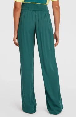 Femme O'Neill Pantalons & Shorts|Protection Anti-Uv-FemmesPantalon Johnny Smocked Waist| Vert