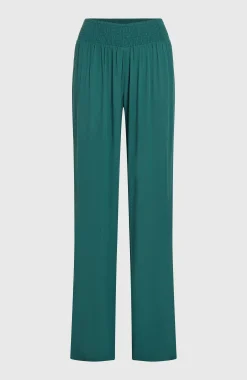 Femme O'Neill Pantalons & Shorts|Protection Anti-Uv-FemmesPantalon Johnny Smocked Waist| Vert