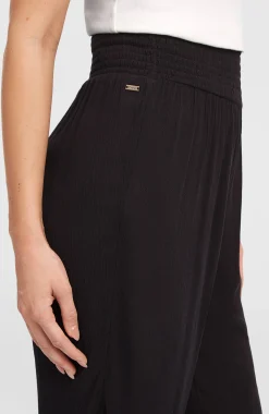 Femme O'Neill Pantalons & Shorts|Protection Anti-Uv-FemmesPantalon Johnny Smocked Waist| Noire