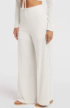 Femme O'Neill Pantalons & Shorts|Protection Anti-Uv-FemmesPantalon O'Riginals Wide-Leg| Blanc