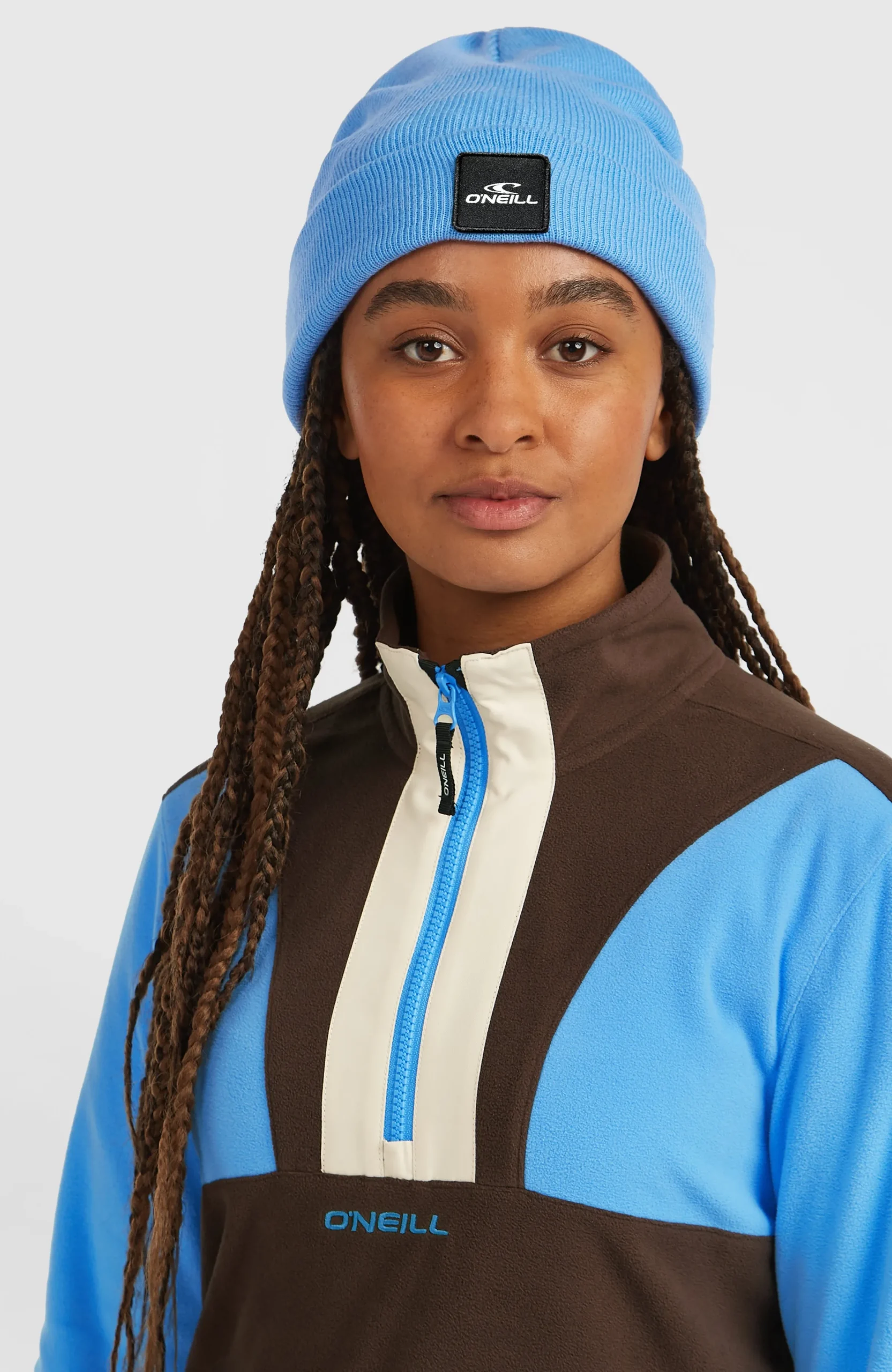 Femme O'Neill Polaires|Polaires & Sous-Couches-FemmesPolaire à col demi-zip FWC'Cruz Triple Polartec®| Bleu Mix