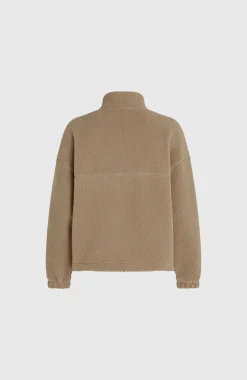Femme O'Neill Polaires|Protection Anti-Uv-FemmesPolaire à poils longs et zip intégral| Brun