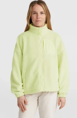 Femme O'Neill Polaires|Protection Anti-Uv-FemmesPolaire à poils longs et zip intégral| Vert