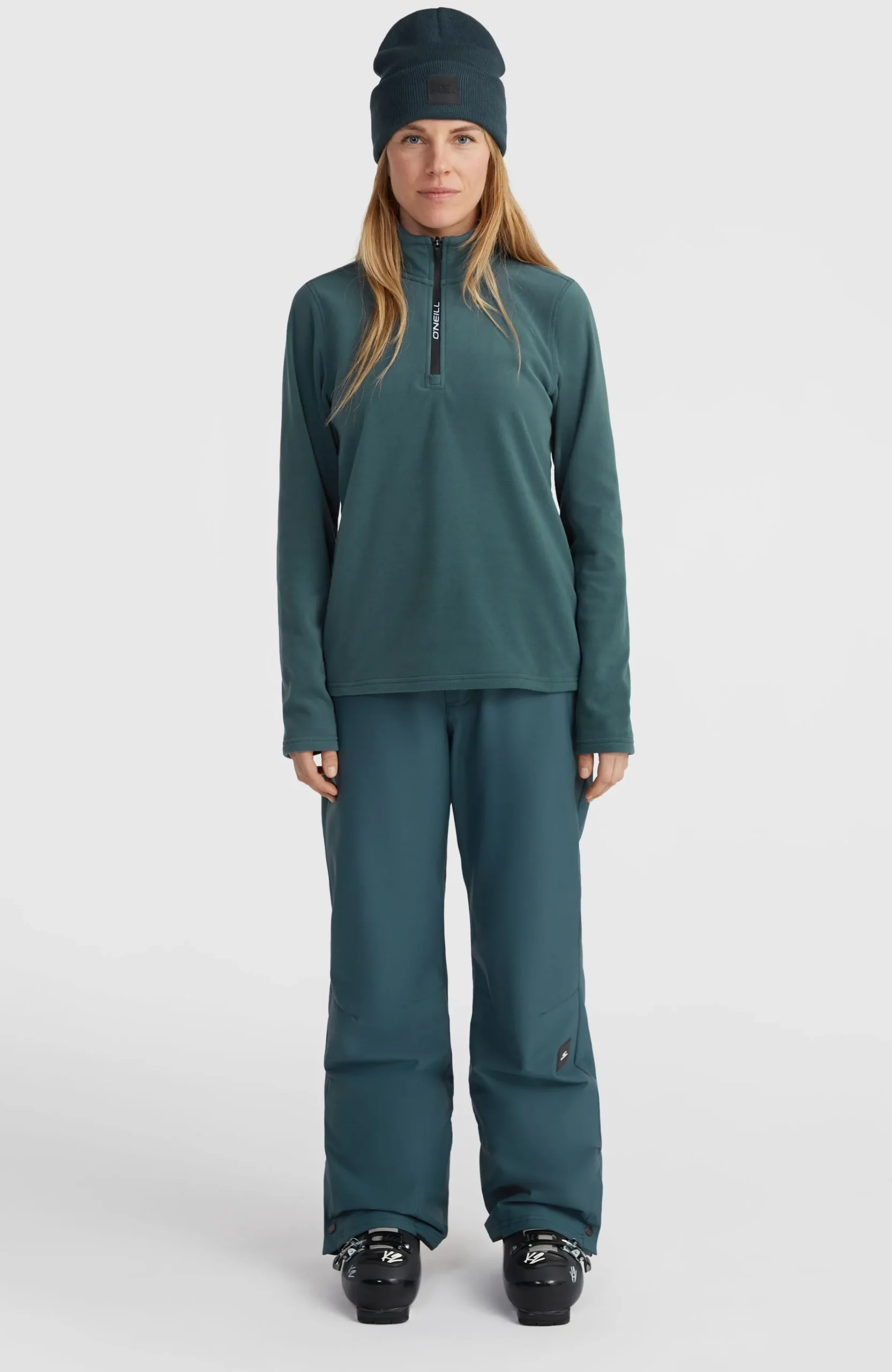 Femme O'Neill Polaires|Polaires & Sous-Couches-FemmesPolaire Jack's Polartec® 100 à col demi-zip| Bleu