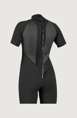 Femme O'Neill Combinaisons|Protection Anti-Uv-FemmesReactor-2 2mm Back Zip Shortsleeve Spring Wetsuit| Noire