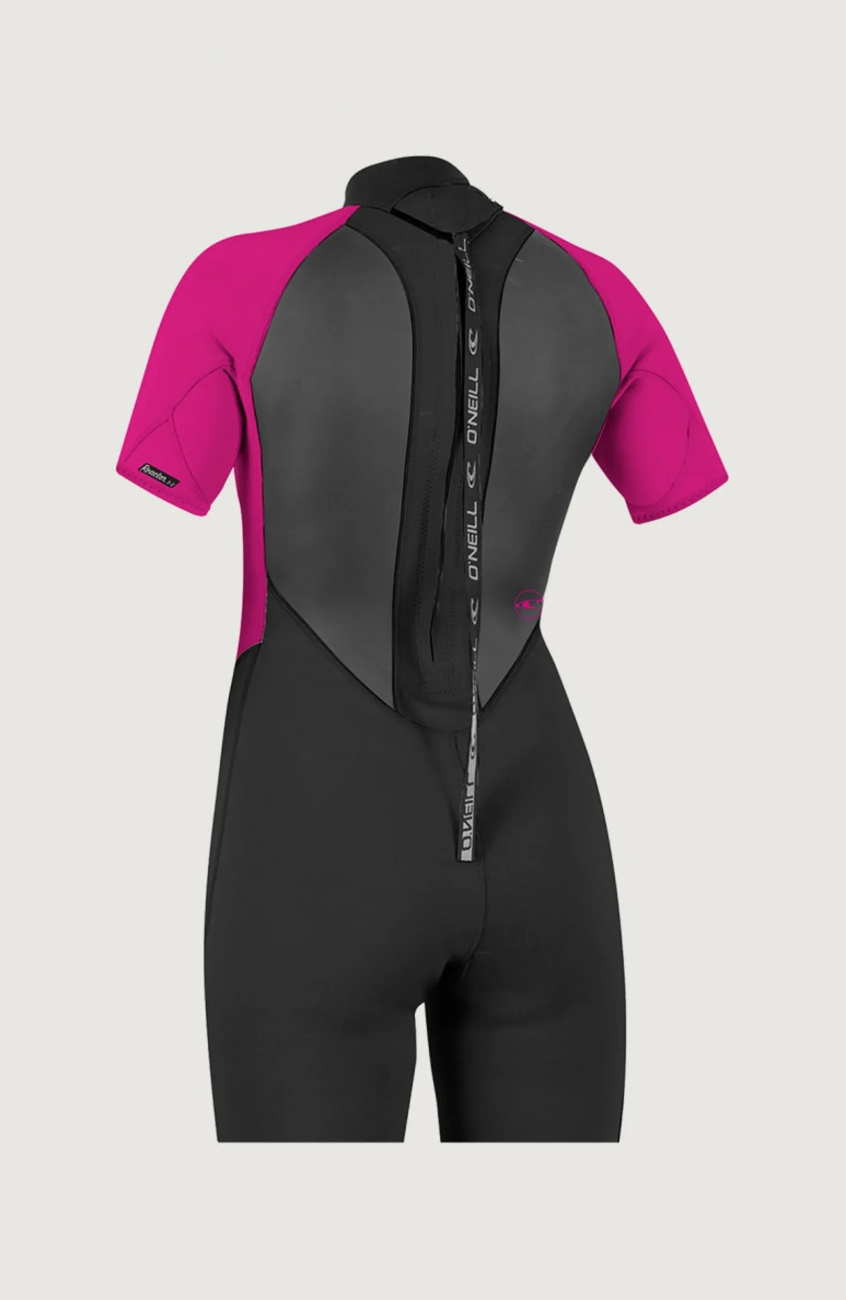 Femme O'Neill Combinaisons|Protection Anti-Uv-FemmesReactor-2 2mm Back Zip Shortsleeve Spring Wetsuit| Noire