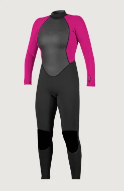 Femme O'Neill Combinaisons|Protection Anti-Uv-FemmesReactor-2 3/2mm Back Zip Full Wetsuit| Noire