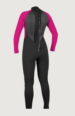 Femme O'Neill Combinaisons|Protection Anti-Uv-FemmesReactor-2 3/2mm Back Zip Full Wetsuit| Noire