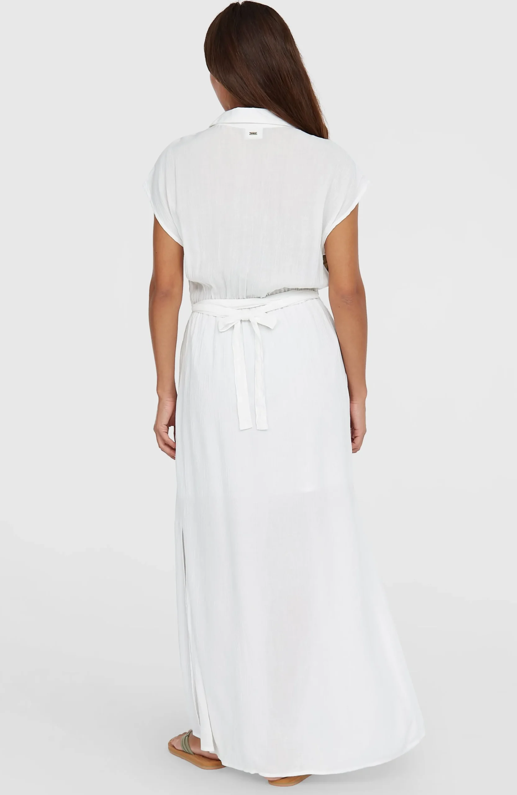 Femme O'Neill Robes, Combinaisons Et Jupes|Protection Anti-Uv-FemmesRobe chemise longue Lori| Blanc