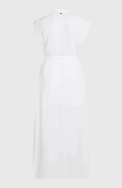 Femme O'Neill Robes, Combinaisons Et Jupes|Protection Anti-Uv-FemmesRobe chemise longue Lori| Blanc