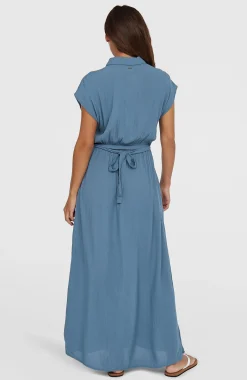 Femme O'Neill Robes, Combinaisons Et Jupes|Protection Anti-Uv-FemmesRobe chemise longue Lori| Bleu