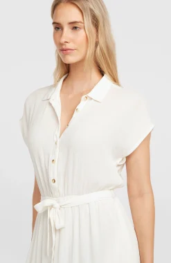 Femme O'Neill Robes, Combinaisons Et Jupes|Protection Anti-Uv-FemmesRobe chemise longue Lori| Blanc