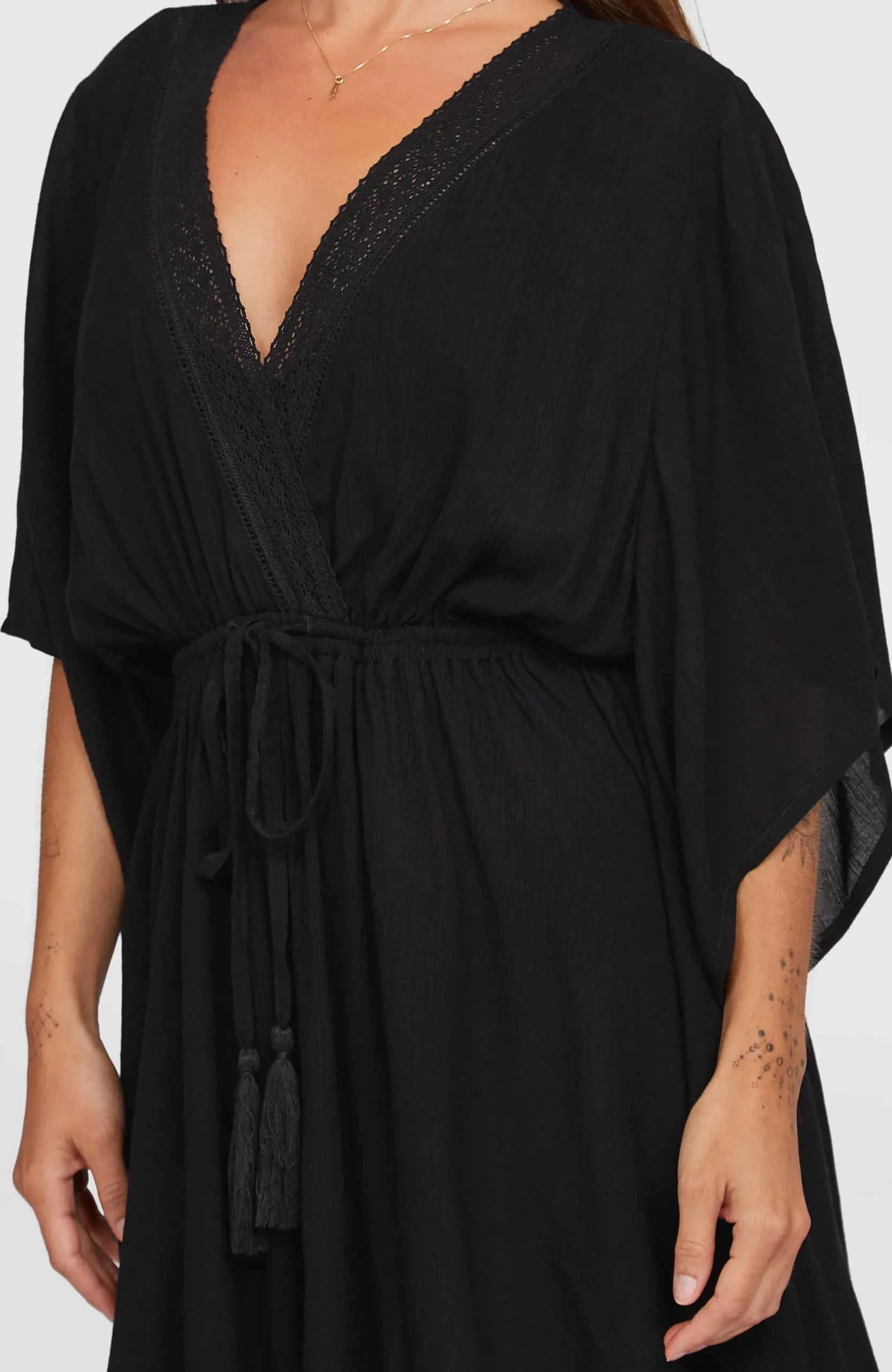 Femme O'Neill Robes, Combinaisons Et Jupes|Protection Anti-Uv-FemmesRobe Essentials Cover Up| Noire