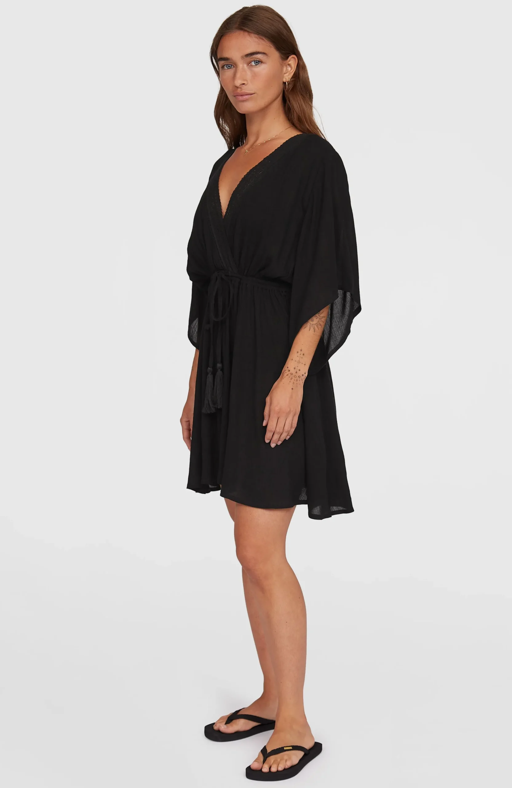 Femme O'Neill Robes, Combinaisons Et Jupes|Protection Anti-Uv-FemmesRobe Essentials Cover Up| Noire