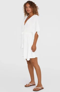 Femme O'Neill Robes, Combinaisons Et Jupes|Protection Anti-Uv-FemmesRobe Essentials Cover Up| Blanc