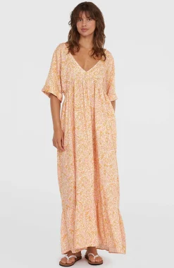 Femme O'Neill Robes, Combinaisons Et Jupes|Protection Anti-Uv-FemmesRobe longue Women of the Wave| Blanc