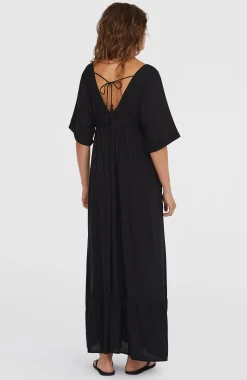 Femme O'Neill Robes, Combinaisons Et Jupes|Protection Anti-Uv-FemmesRobe longue Women of the Wave| Noire