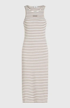 Femme O'Neill Robes, Combinaisons Et Jupes|Protection Anti-Uv-FemmesRobe midi côtelée Jess| Blanc