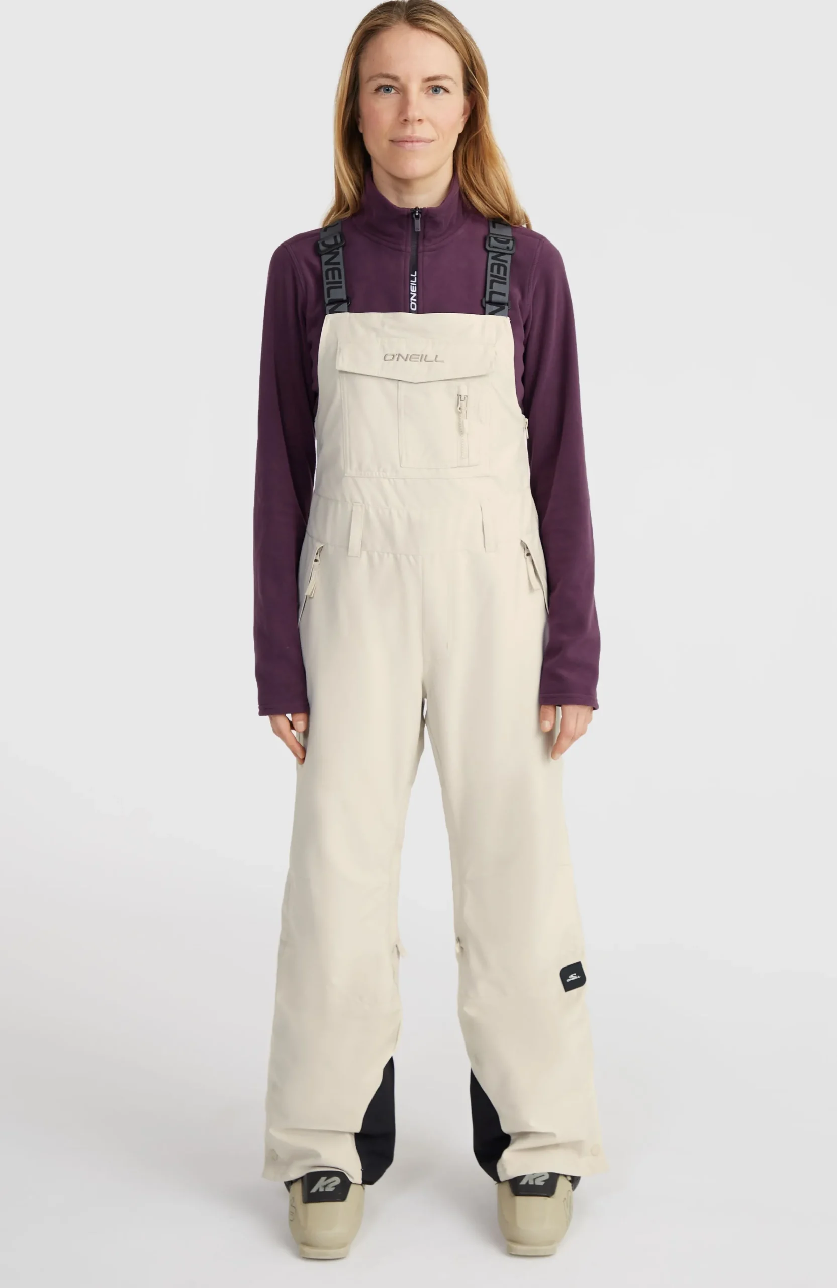 Femme O'Neill Pantalons De Ski|Pantalons De Snowboard-FemmesSalopette de ski O'Riginals Loose| Beige