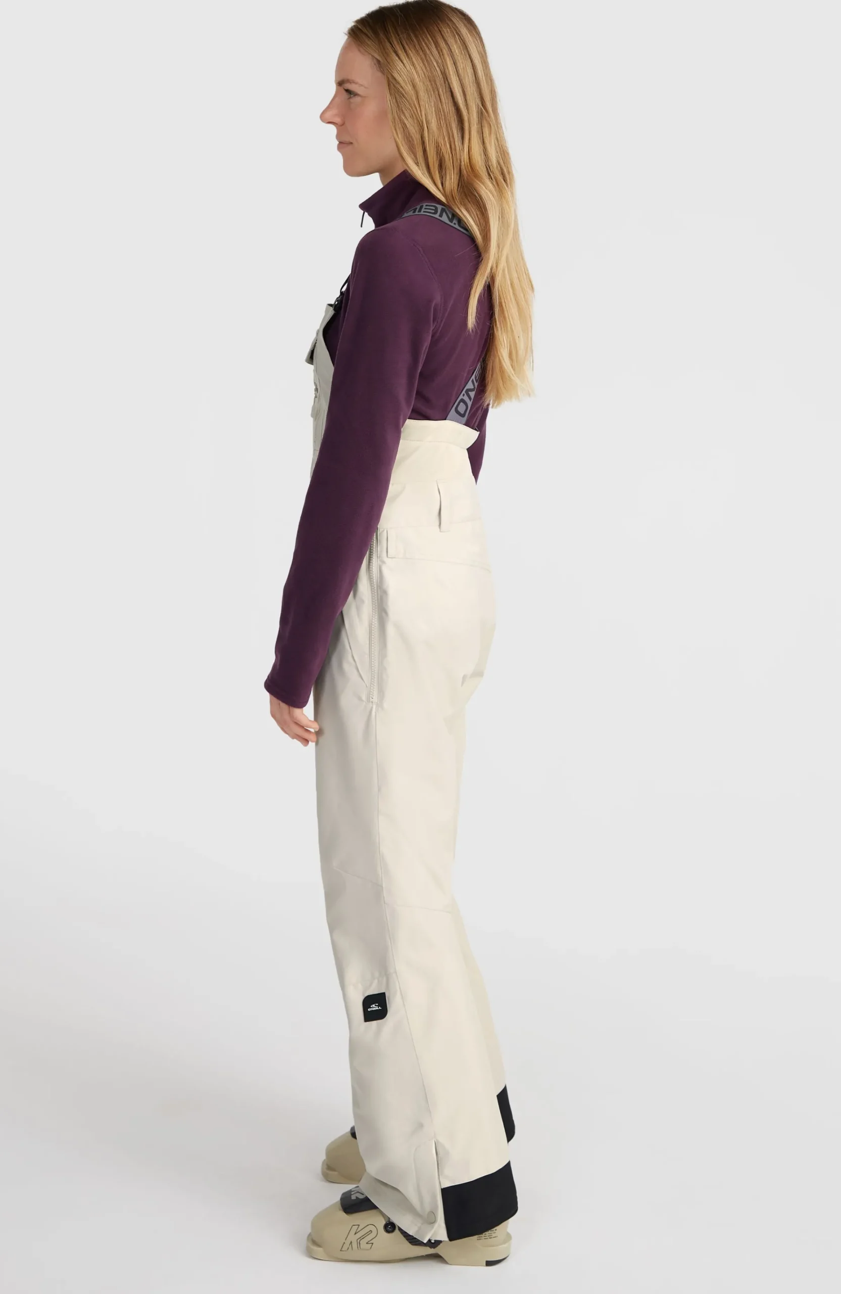 Femme O'Neill Pantalons De Ski|Pantalons De Snowboard-FemmesSalopette de ski O'Riginals Loose| Beige