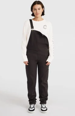 Femme O'Neill Pantalons & Shorts|Robes, Combinaisons Et Jupes-FemmesSalopette en sergé| Noire