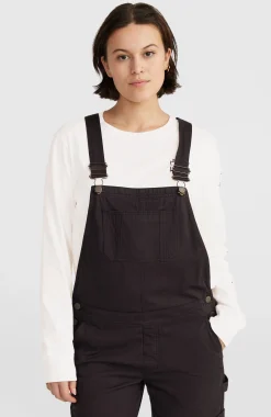 Femme O'Neill Pantalons & Shorts|Robes, Combinaisons Et Jupes-FemmesSalopette en sergé| Noire