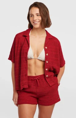 Femme O'Neill Pantalons & Shorts|Protection Anti-Uv-FemmesShort crochet O'Riginals| Rouge
