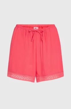 Femme O'Neill Pantalons & Shorts|Protection Anti-Uv-FemmesShort Essentials à broderie| Rose